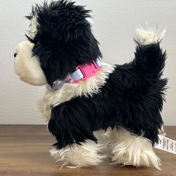 American Girl Doll Pet Puppy Dog Sheepdog Black & White Truly Me Posable 2017 - Picture 4 of 7